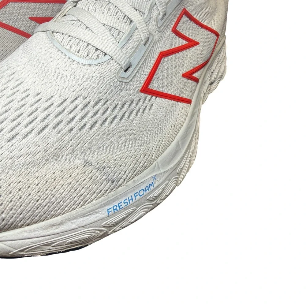 New Balance Fresh Foam X 880 v14 Mens 9.5 Wide Running Shoes White Red M880F14